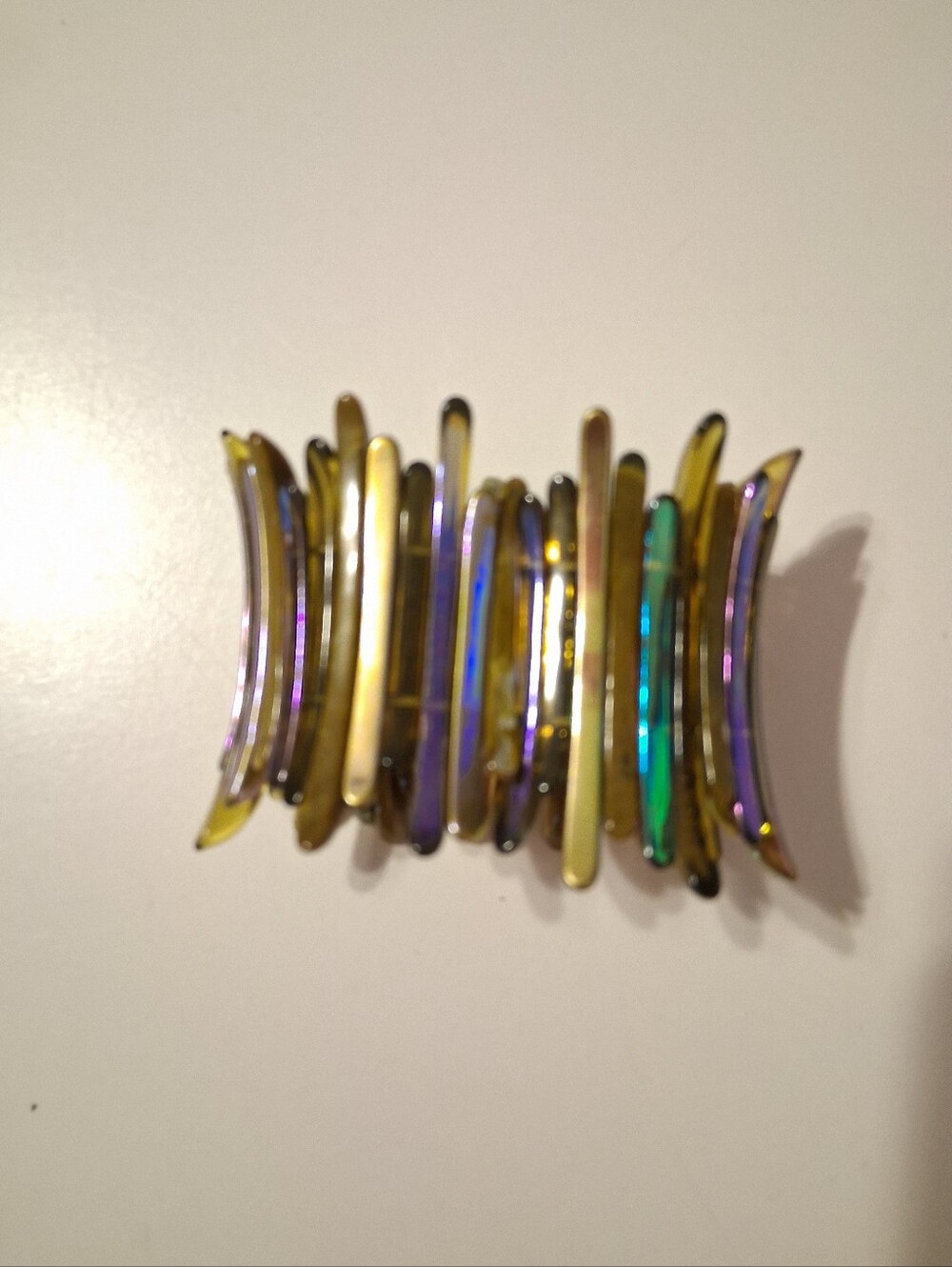 Iridescent Multi-Color Stretch Bracelet